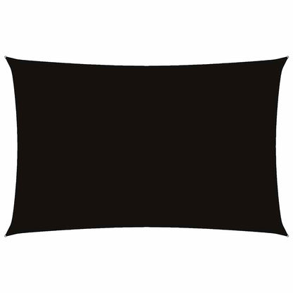 vidaXL Sunshade Sail Oxford Fabric Rectangular 5x8 m Black