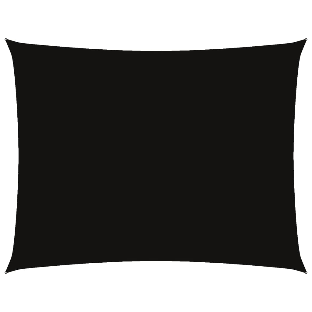 vidaXL Sunshade Sail Oxford Fabric Rectangular 6x7 m Black