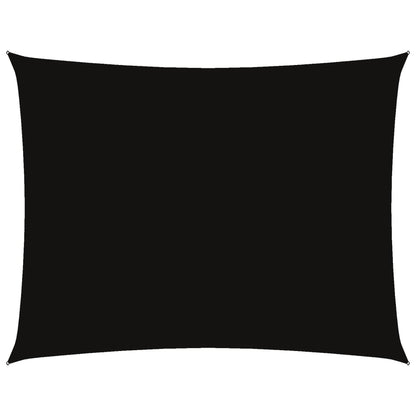 vidaXL Sunshade Sail Oxford Fabric Rectangular 6x7 m Black