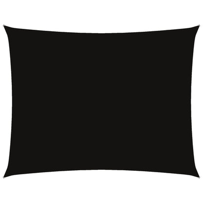 vidaXL Sunshade Sail Oxford Fabric Rectangular 6x8 m Black