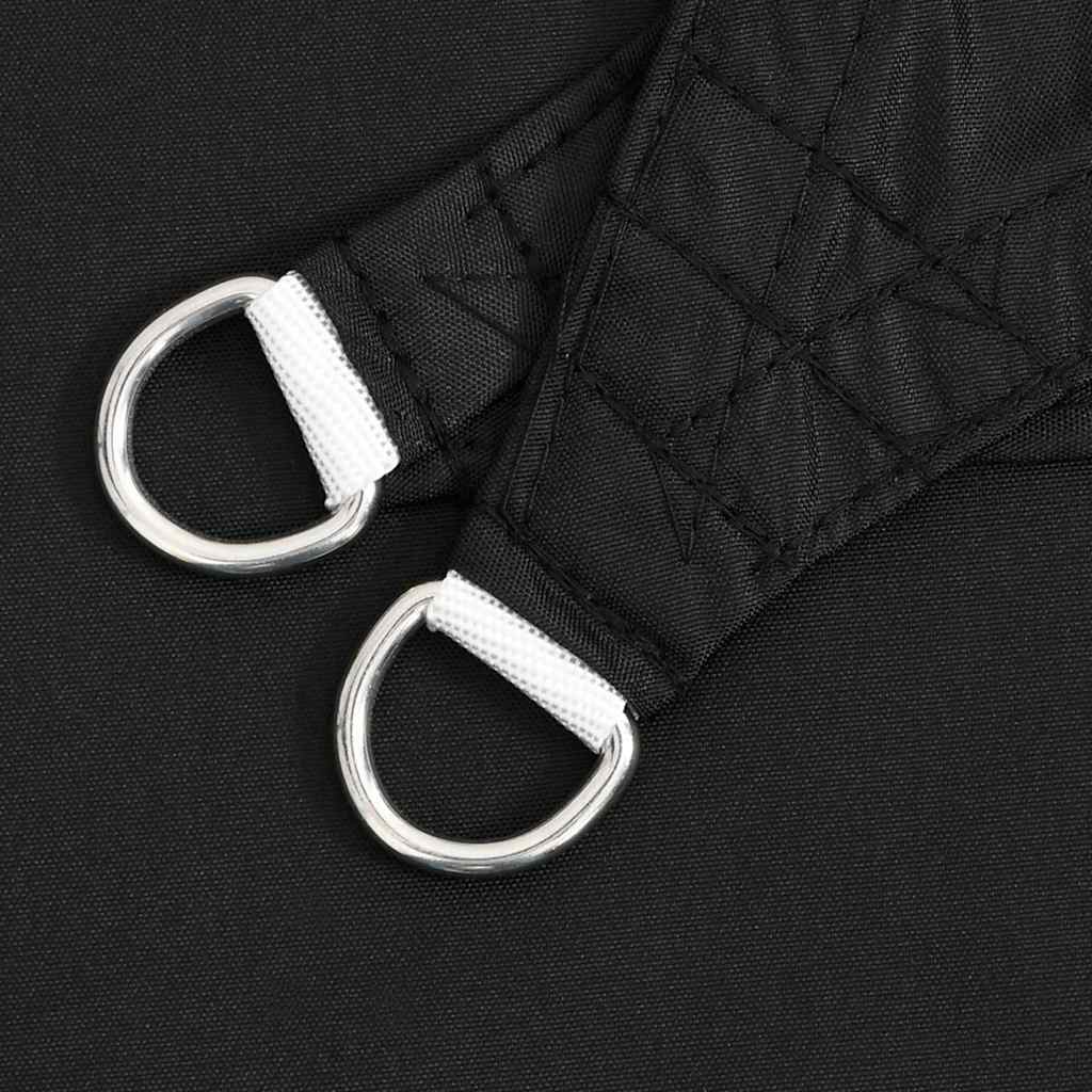 135778 vidaXL Sunshade Sail Oxford Fabric Triangular 3x4x5 m Black