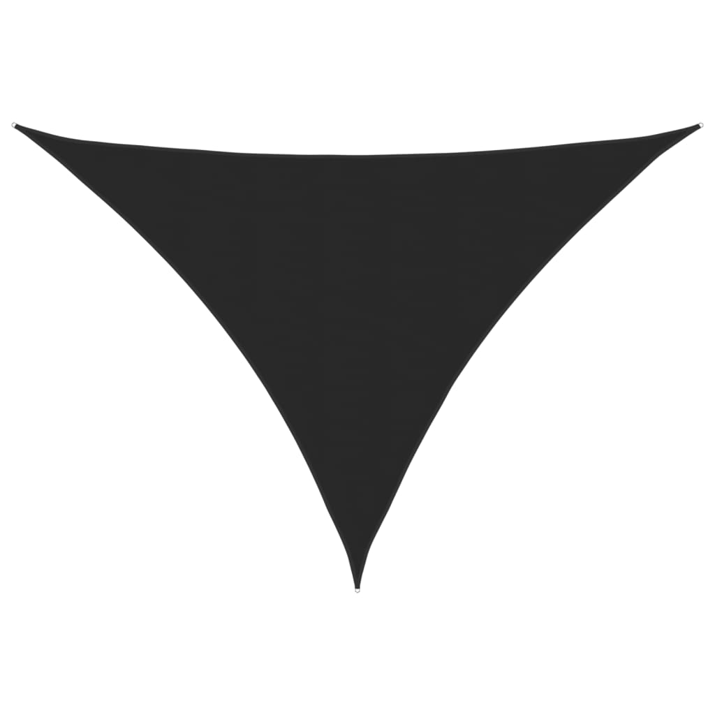 vidaXL Sun Sail | Black | PU coated oxford fabric | 3x4x4 m