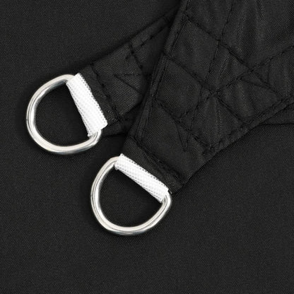 vidaXL Sun Sail | Black | PU coated oxford fabric | 3x4x4 m