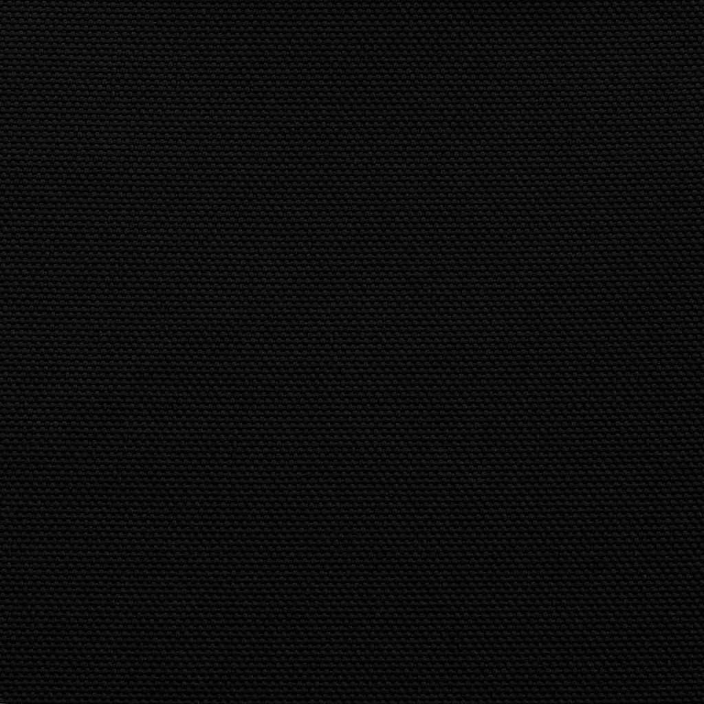 vidaXL Sun Sail | Black | PU coated oxford fabric | 3x4x4 m