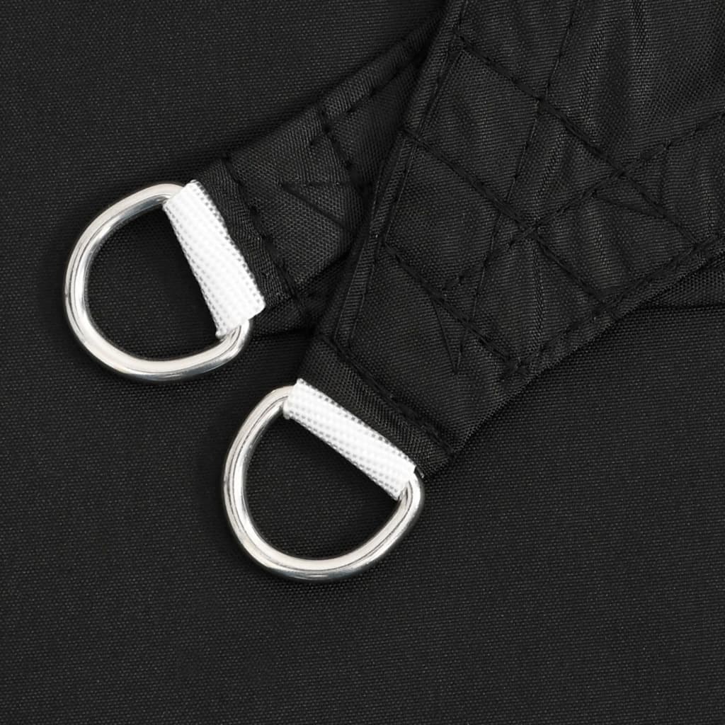 vidaXL Sun Sail | Black | PU coated oxford fabric | 4 x 4 x 5.8 m