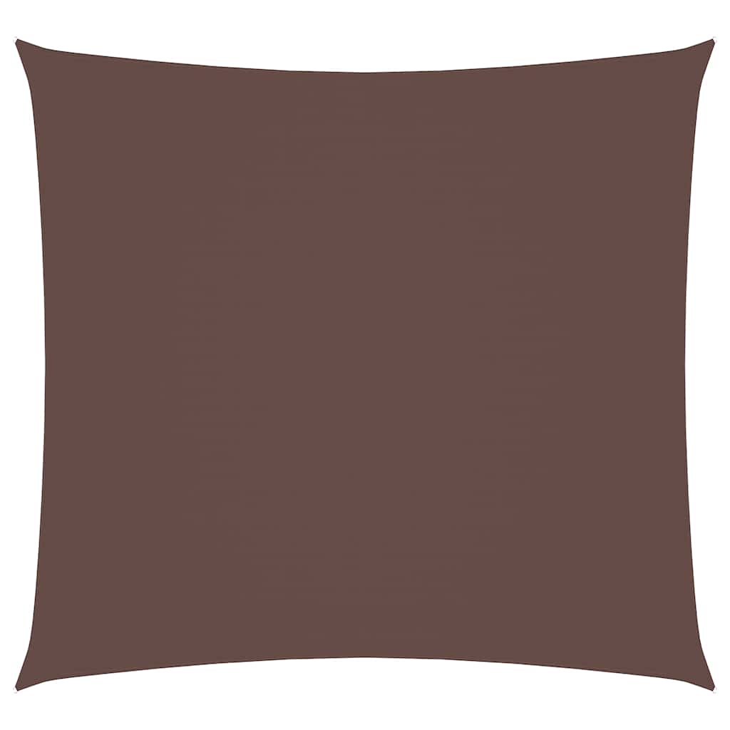 135797 vidaXL Sunshade Sail Oxford Fabric Square 3x3 m Brown