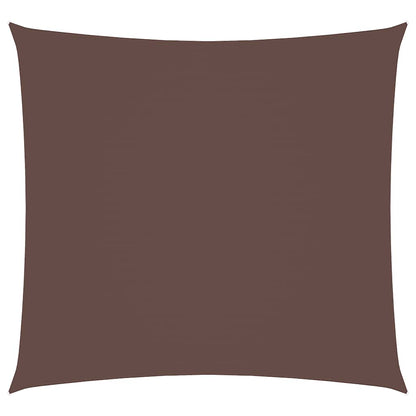 135798 vidaXL Sunshade Sail Oxford Fabric Square 3,6x3,6 m Brown