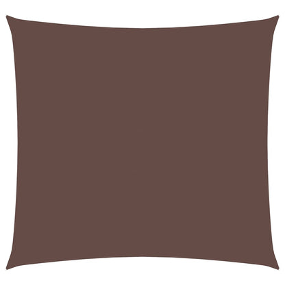 vidaXL Sunshade Sail Oxford Fabric Square 4x4 m Brown