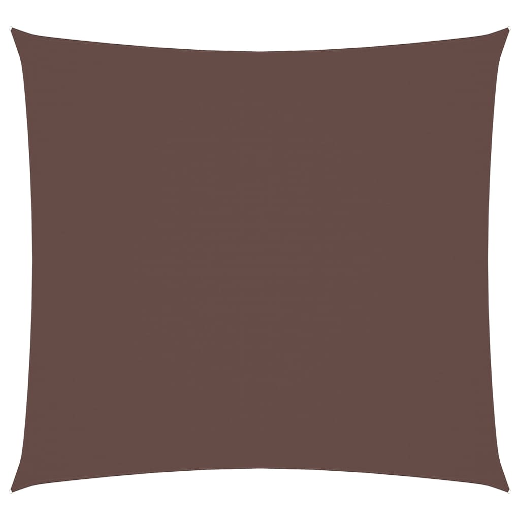 vidaXL Sunshade Sail Oxford Fabric Square 7x7 m Brown