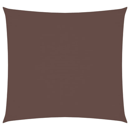 vidaXL Sunshade Sail Oxford Fabric Square 7x7 m Brown