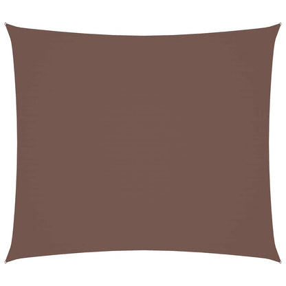 vidaXL Sunshade Sail Oxford Fabric Rectangular 2x2.5 m Brown
