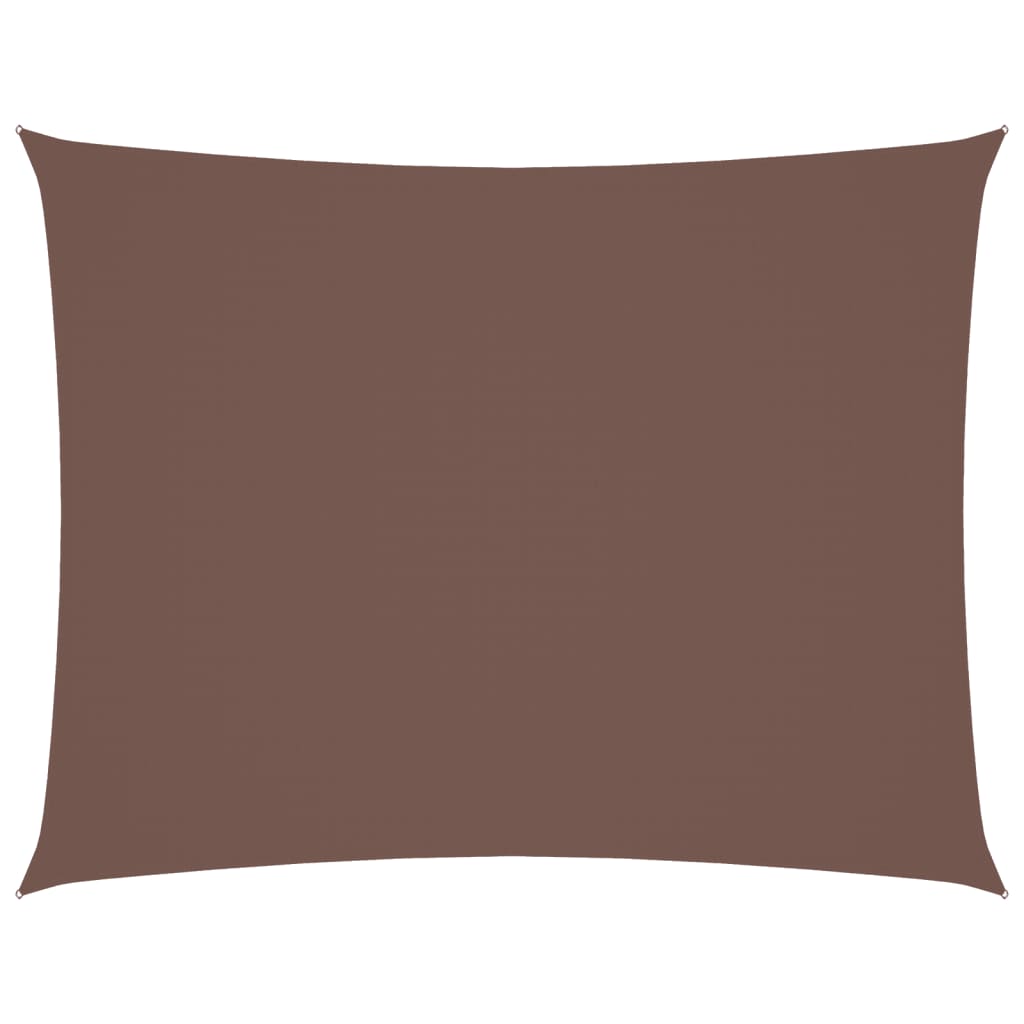 vidaXL Sunshade Sail Oxford Fabric Rectangular 2x3 m Brown