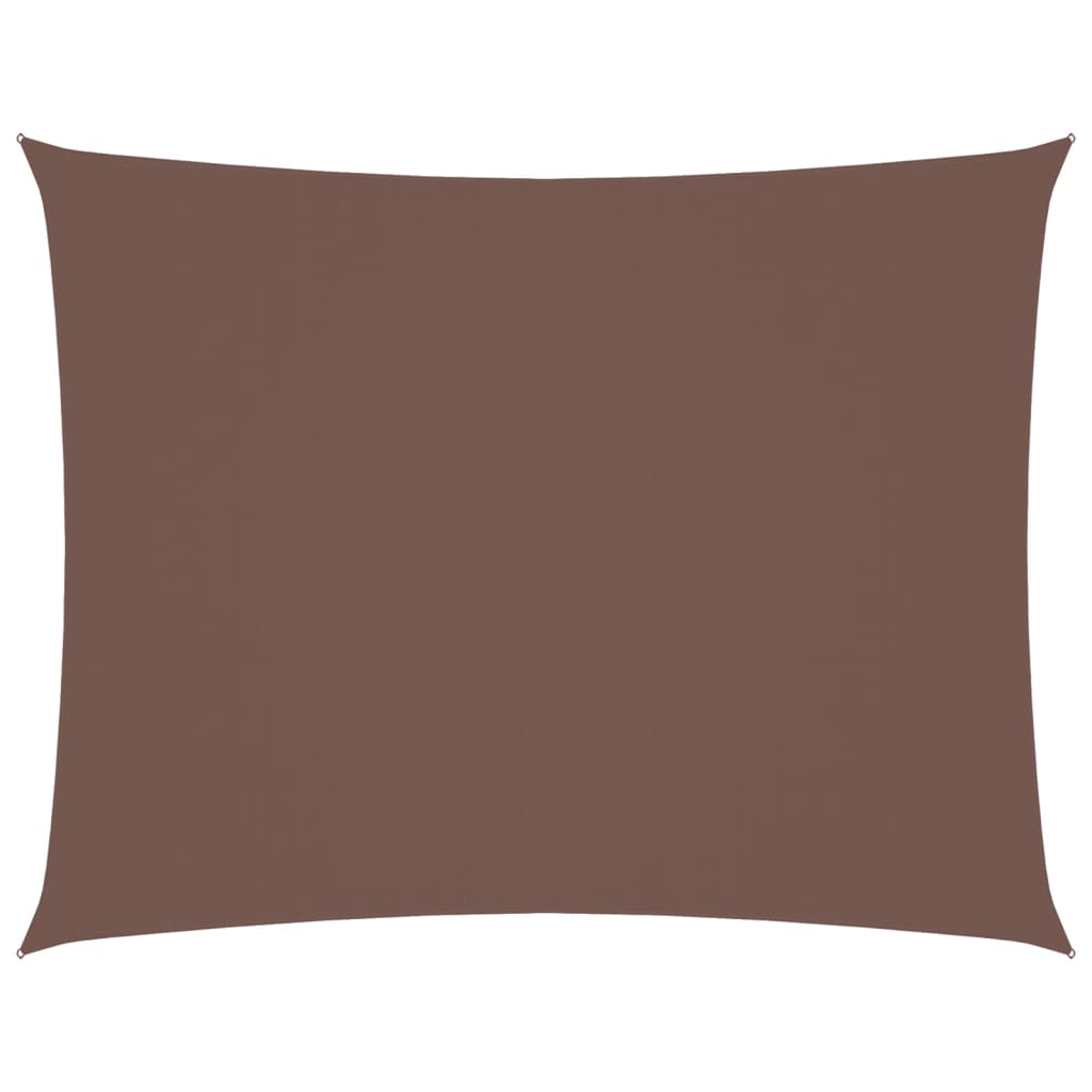 vidaXL Sunshade Sail Oxford Fabric Rectangular 2x3.5 m Brown