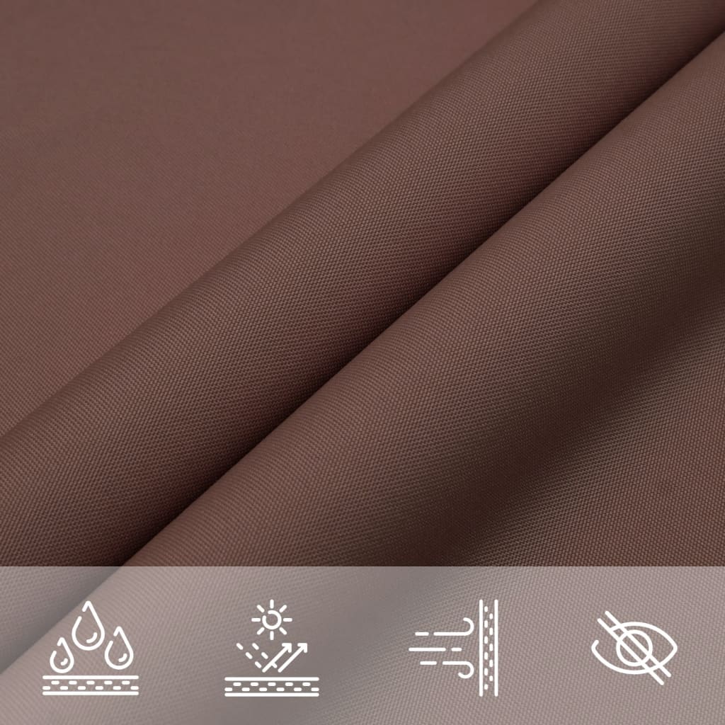 vidaXL Sunshade Sail Oxford Fabric Rectangular 2x4.5 m Brown