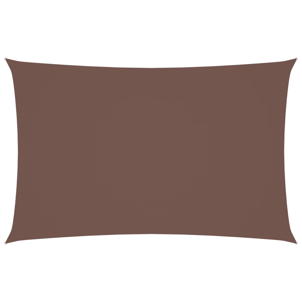 vidaXL Sunshade Sail Oxford Fabric Rectangular 2x5 m Brown