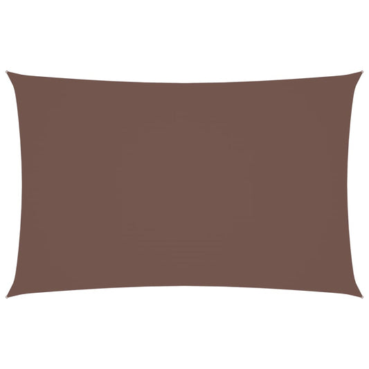 vidaXL Sunshade Sail Oxford Fabric Rectangular 2x5 m Brown