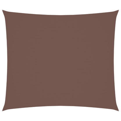 vidaXL Sunshade Sail Oxford Fabric Rectangular 2.5x3 m Brown
