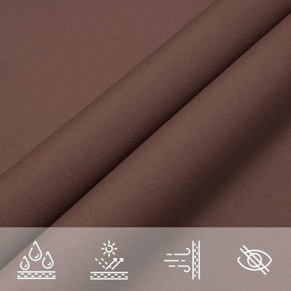 vidaXL Sunshade Sail Oxford Fabric Rectangular 2.5x3 m Brown