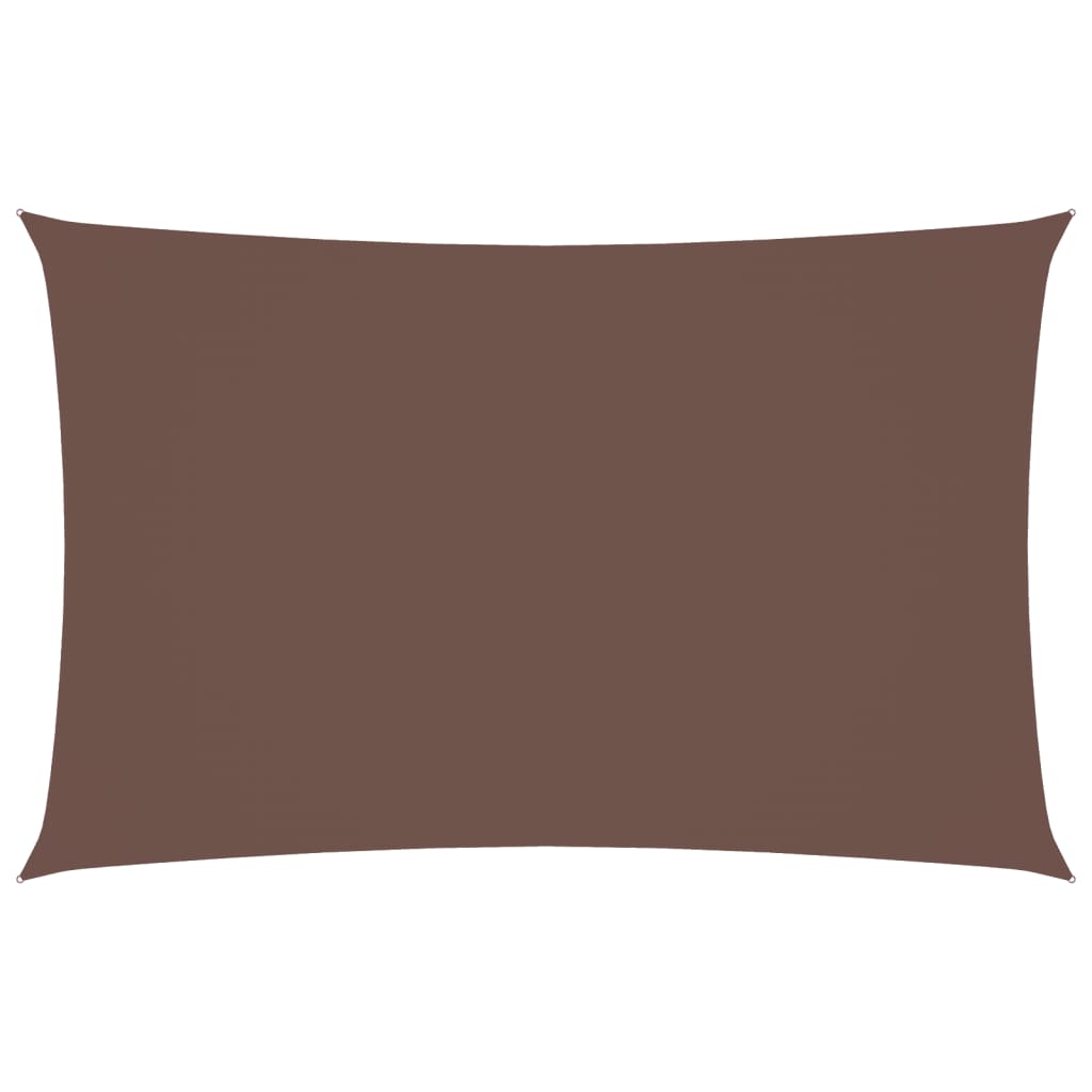 vidaXL Sunshade Sail Oxford Fabric Rectangular 2.5x5 m Brown