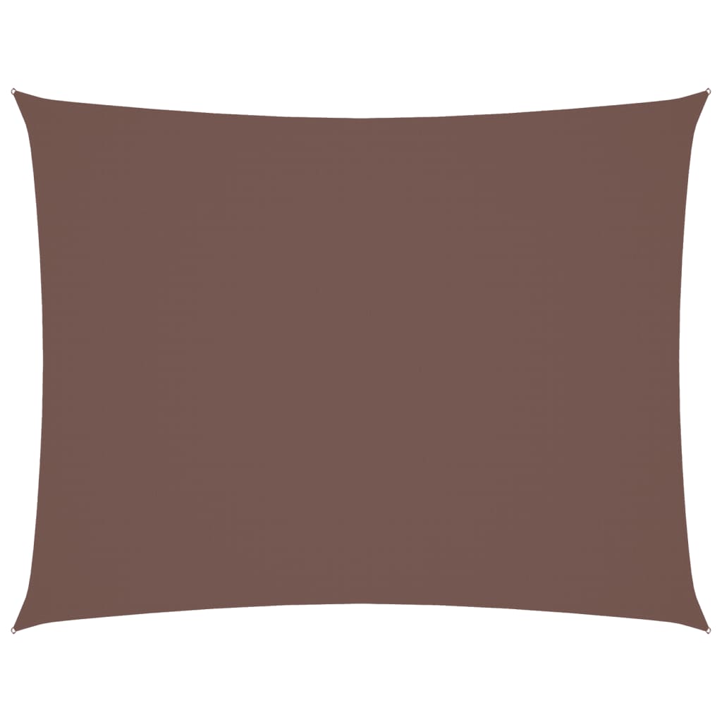 vidaXL Sunshade Sail Oxford Fabric Rectangular 3x4 m Brown