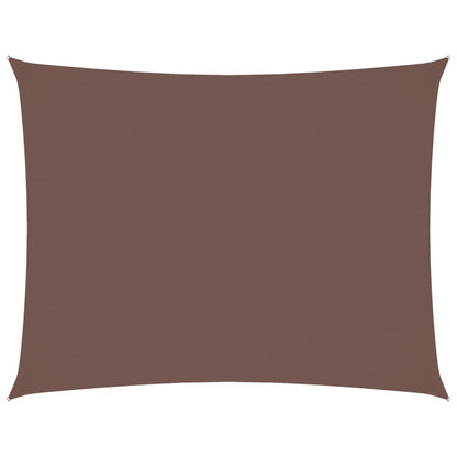 vidaXL Sunshade Sail Oxford Fabric Rectangular 3x4 m Brown