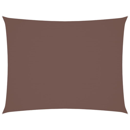 vidaXL Sunshade Sail Oxford Fabric Rectangular 3x4 m Brown