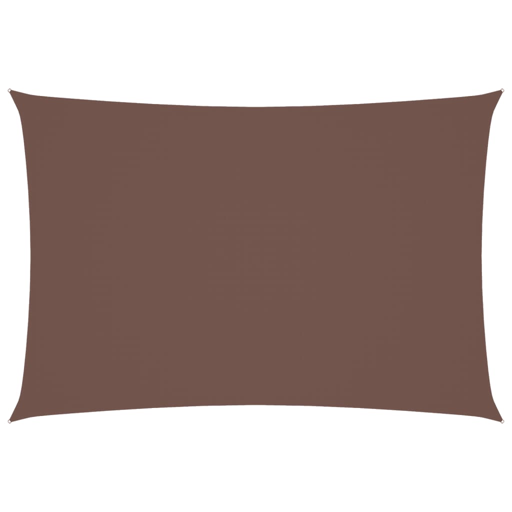 vidaXL Sunshade Sail Oxford Fabric Rectangular 3x5 m Brown