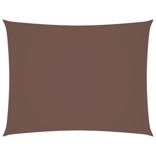 vidaXL Sunshade Sail Oxford Fabric Rectangular 3x6 m Brown