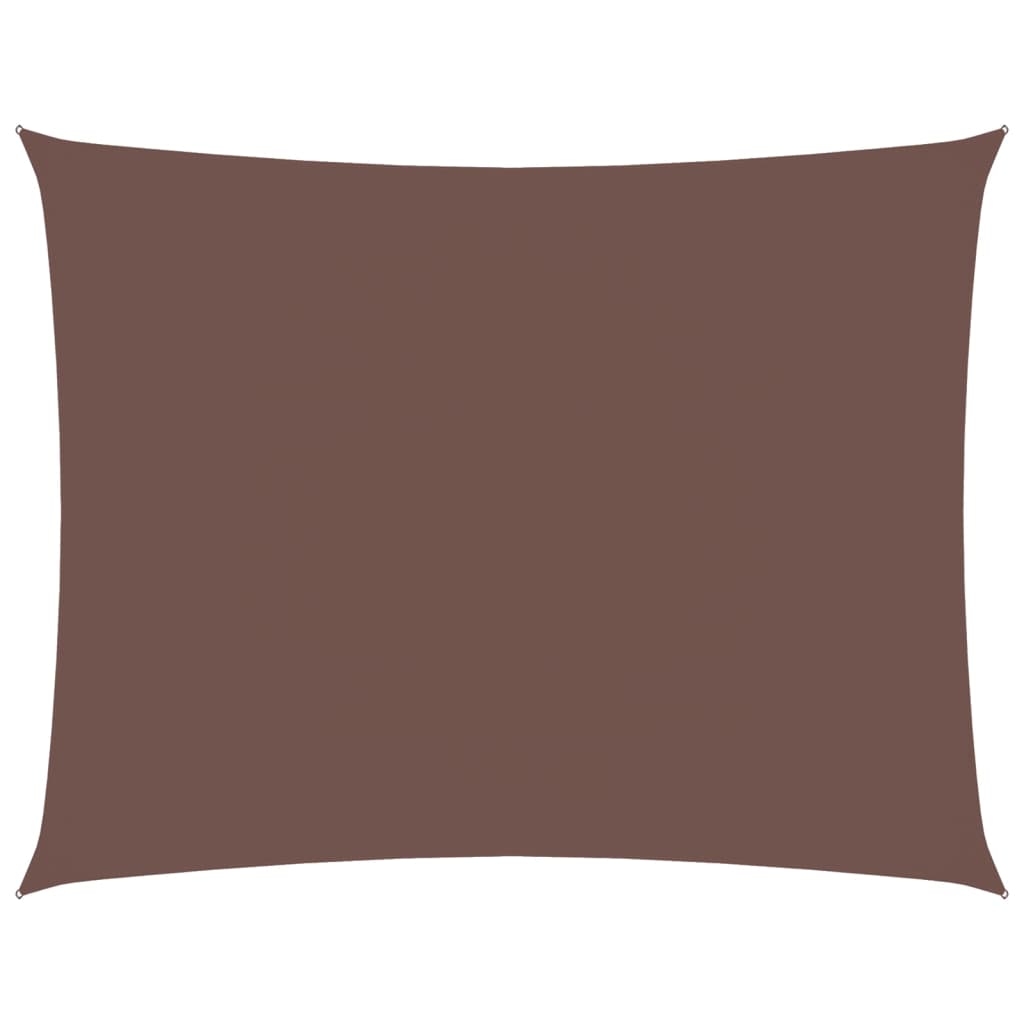 vidaXL Sunshade Sail Oxford Fabric Rectangular 3.5x4.5 m Brown