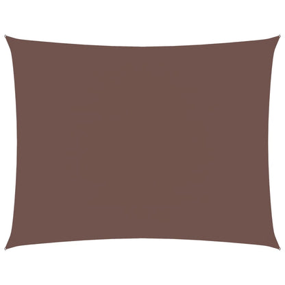 vidaXL Sunshade Sail Oxford Fabric Rectangular 3.5x4.5 m Brown