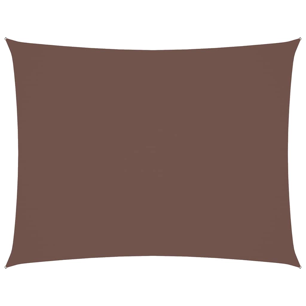vidaXL Sunshade Sail Oxford Fabric Rectangular 3.5x4.5 m Brown