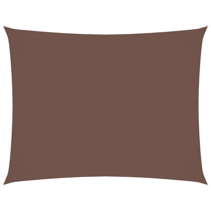 vidaXL Sunshade Sail Oxford Fabric Rectangular 3.5x4.5 m Brown