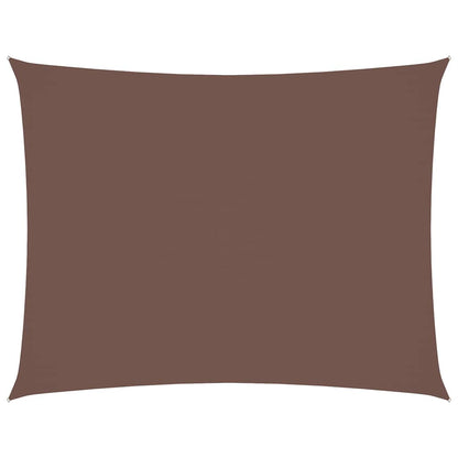vidaXL Sunshade Sail Oxford Fabric Rectangular 3.5x5 m Brown