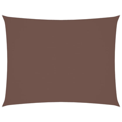vidaXL Sunshade Sail Oxford Fabric Rectangular 4x5 m Brown