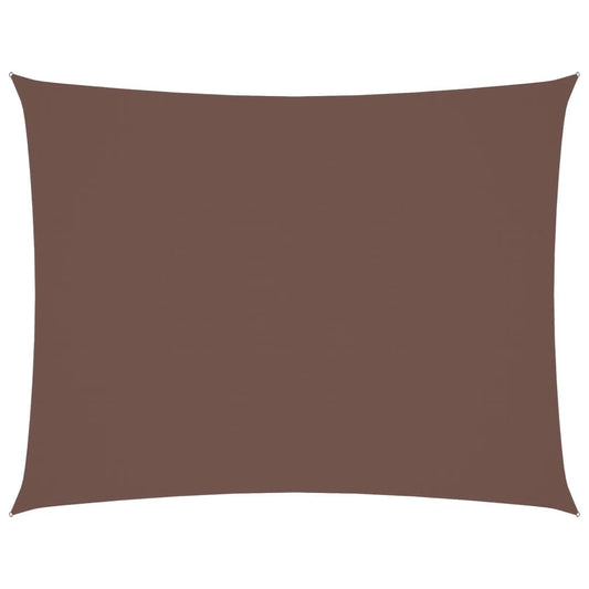 vidaXL Sunshade Sail Oxford Fabric Rectangular 4x5 m Brown