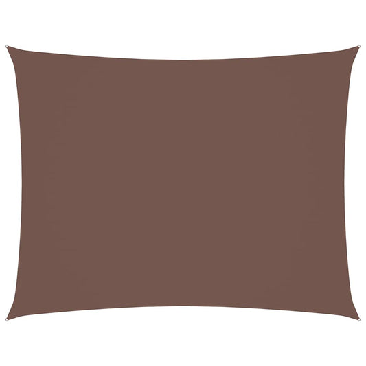 vidaXL Sunshade Sail Oxford Fabric Rectangular 4x6 m Brown