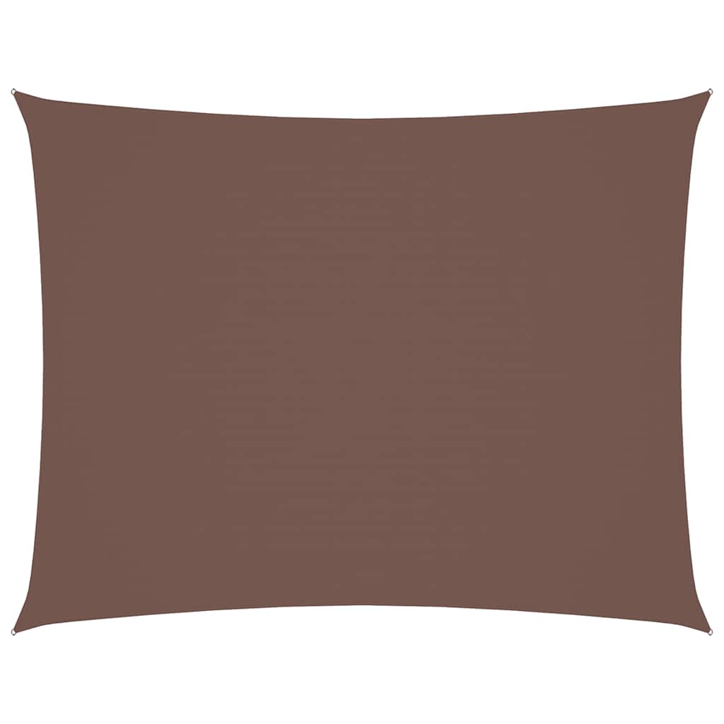 vidaXL Sunshade Sail Oxford Fabric Rectangular 4x6 m Brown