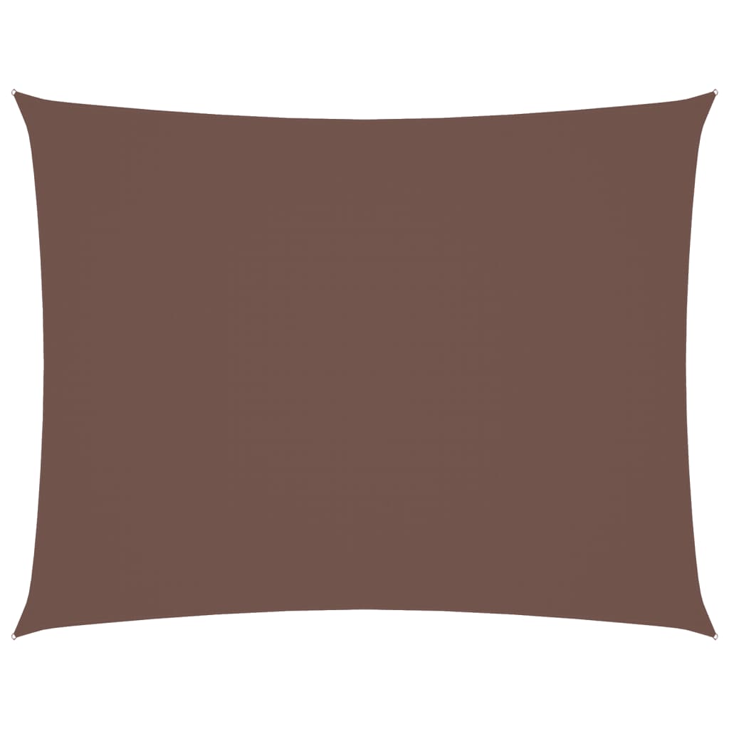 vidaXL Sunshade Sail Oxford Fabric Rectangular 5x6 m Brown