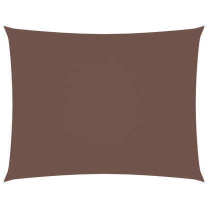 vidaXL Sunshade Sail Oxford Fabric Rectangular 5x6 m Brown