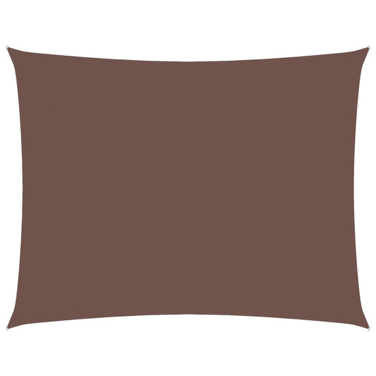 vidaXL Sunshade Sail Oxford Fabric Rectangular 5x6 m Brown