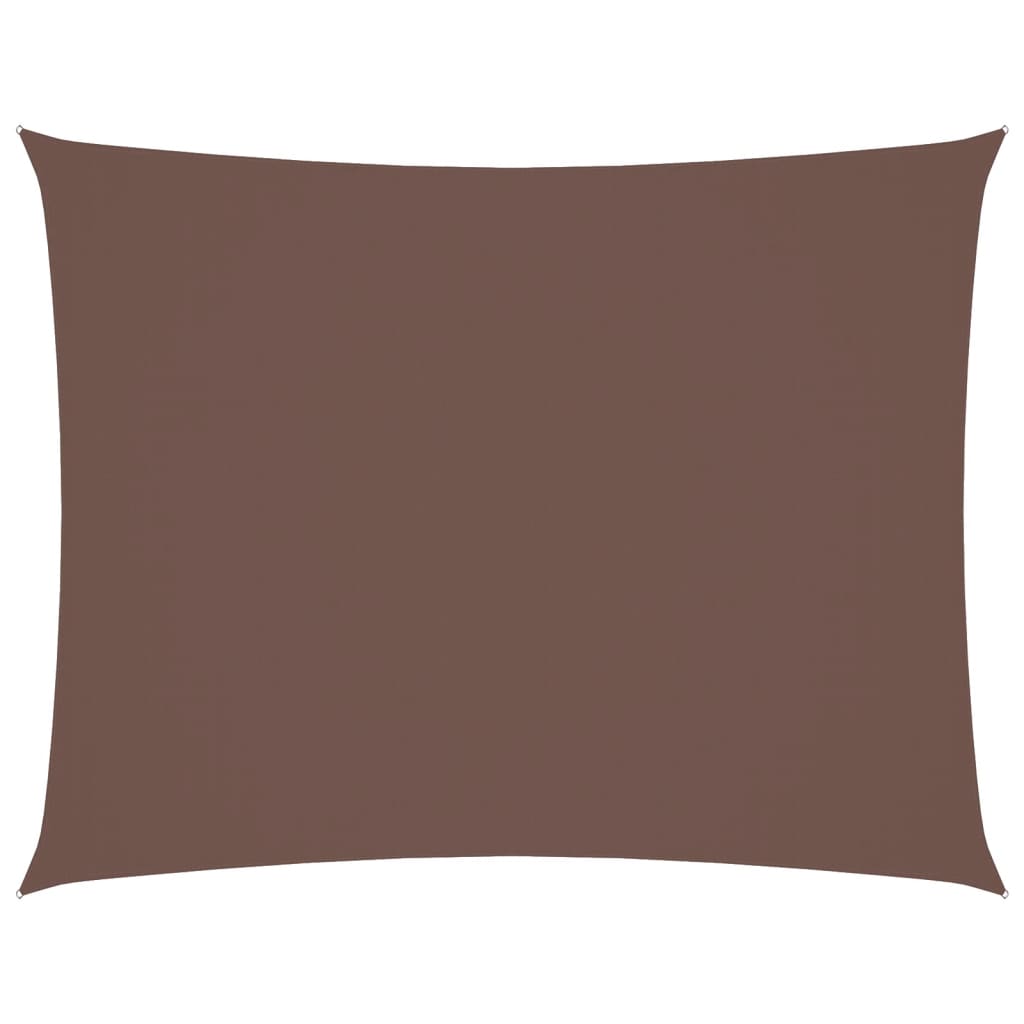 vidaXL Sunshade Sail Oxford Fabric Rectangular 5x7 m Brown