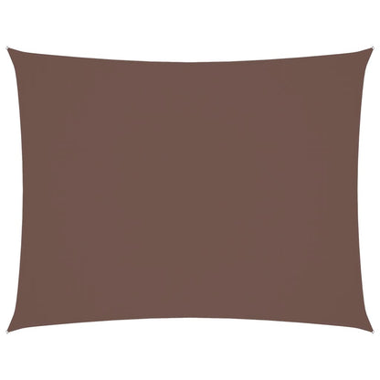 vidaXL Sunshade Sail Oxford Fabric Rectangular 5x7 m Brown