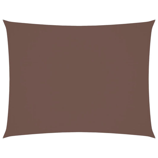 vidaXL Sunshade Sail Oxford Fabric Rectangular 5x7 m Brown