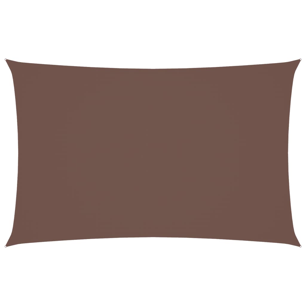 vidaXL Sunshade Sail Oxford Fabric Rectangular 5x8 m Brown