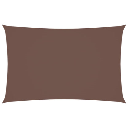 vidaXL Sunshade Sail Oxford Fabric Rectangular 5x8 m Brown