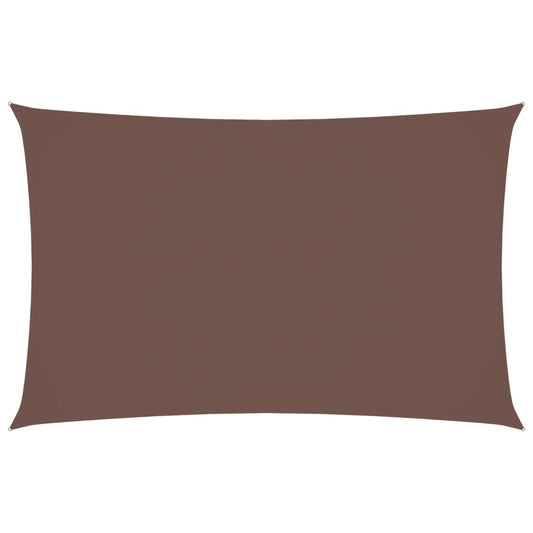 vidaXL Sunshade Sail Oxford Fabric Rectangular 5x8 m Brown