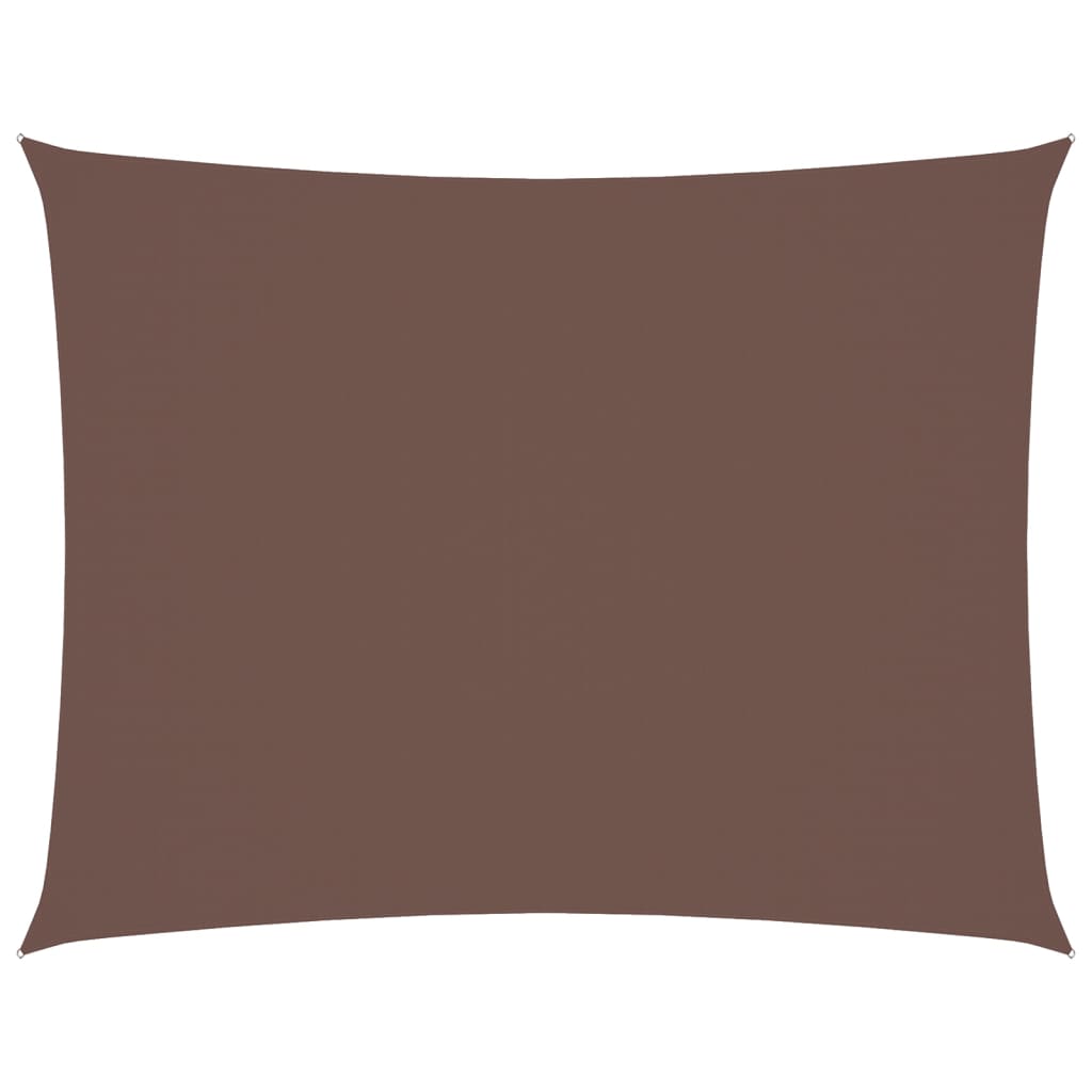vidaXL Sunshade Sail Oxford Fabric Rectangular 6x7 m Brown
