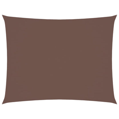 vidaXL Sunshade Sail Oxford Fabric Rectangular 6x7 m Brown