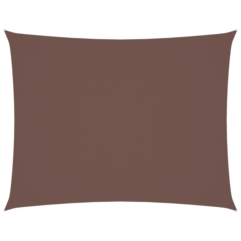 vidaXL Sunshade Sail Oxford Fabric Rectangular 6x8 m Brown