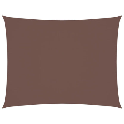 vidaXL Sunshade Sail Oxford Fabric Rectangular 6x8 m Brown